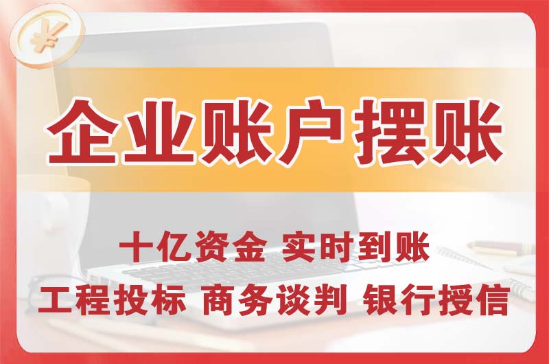 霸州企业账户摆账